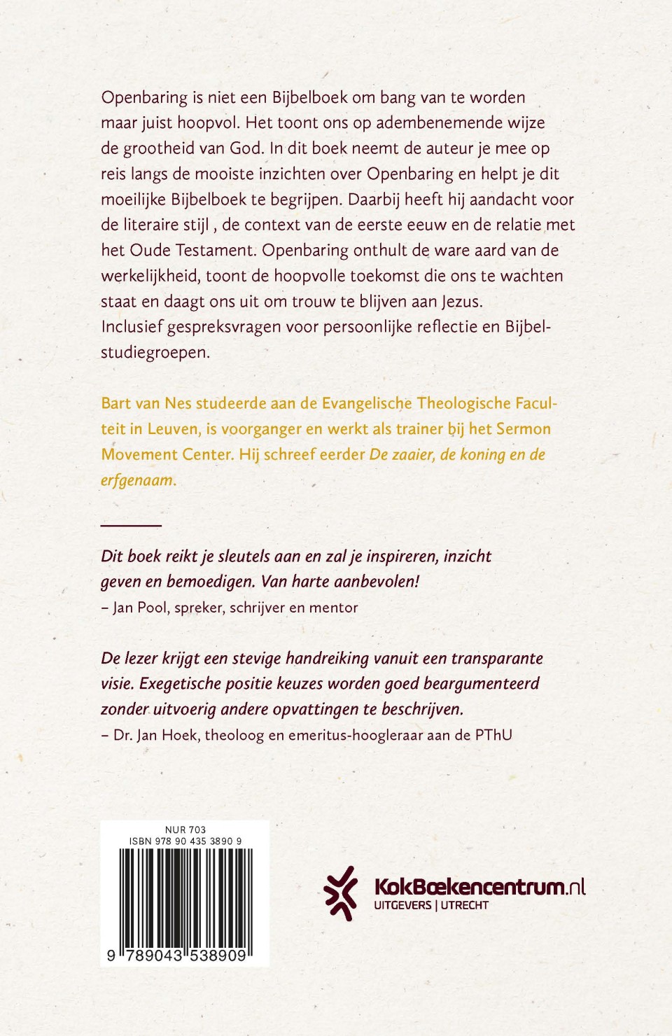 Zie, ik maak alle dingen nieuwbackcover