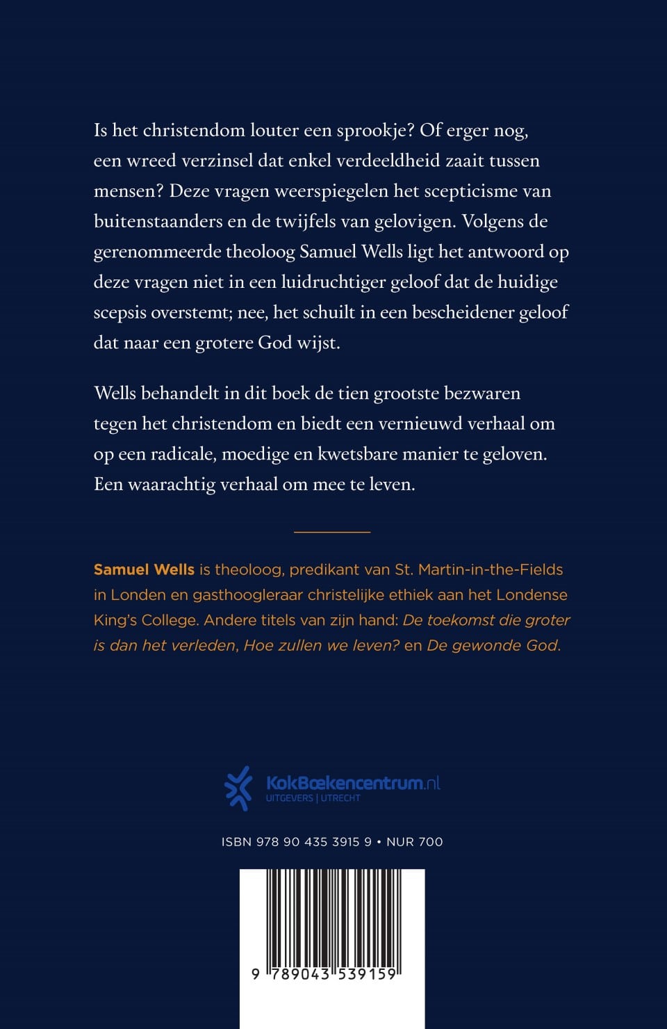 Kleiner geloof grotere Godbackcover