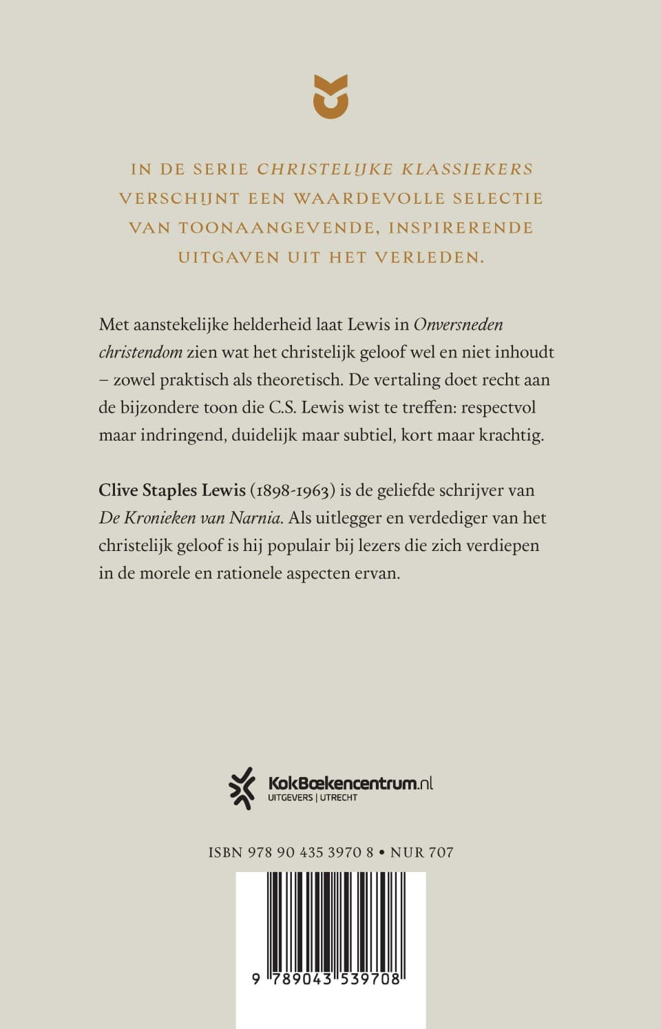 Onversneden Christendombackcover