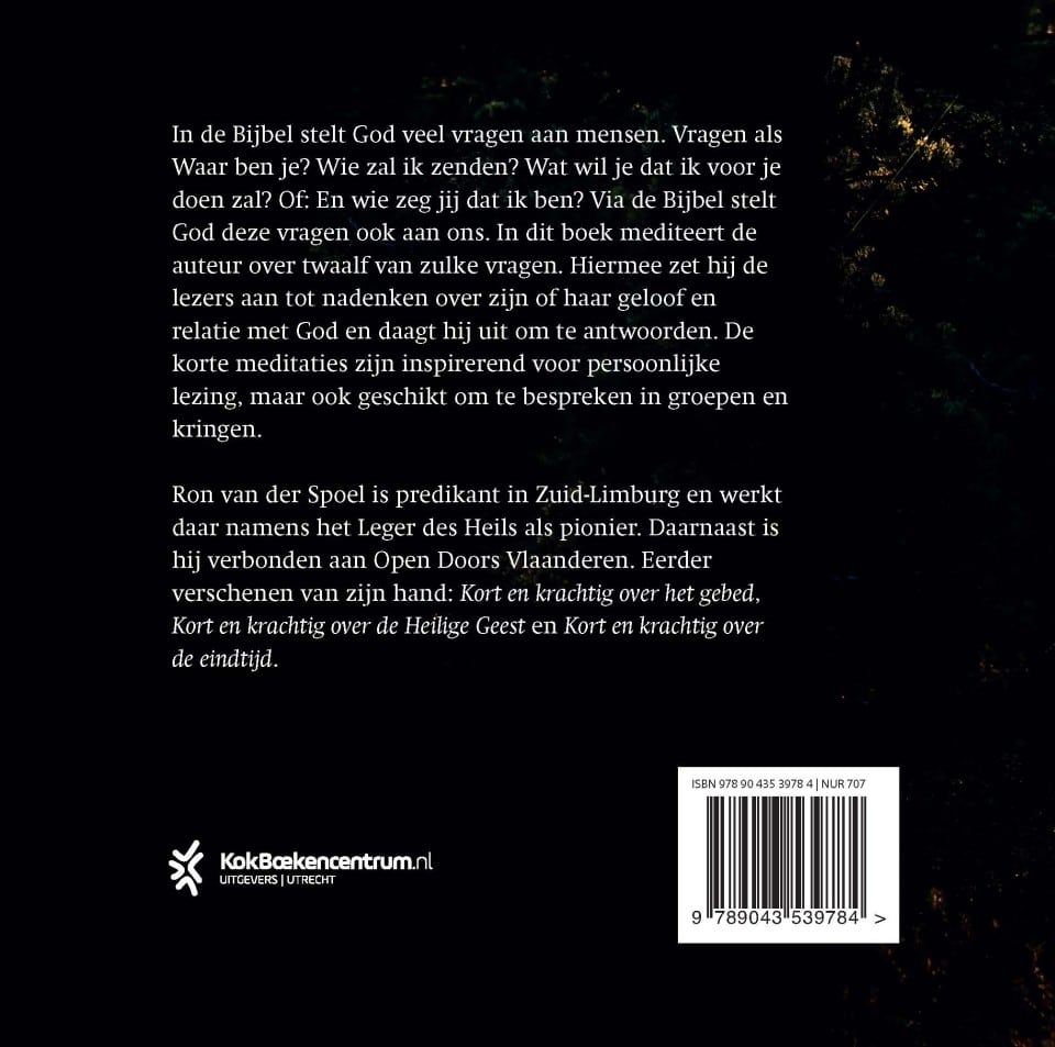 Waar ben je?backcover