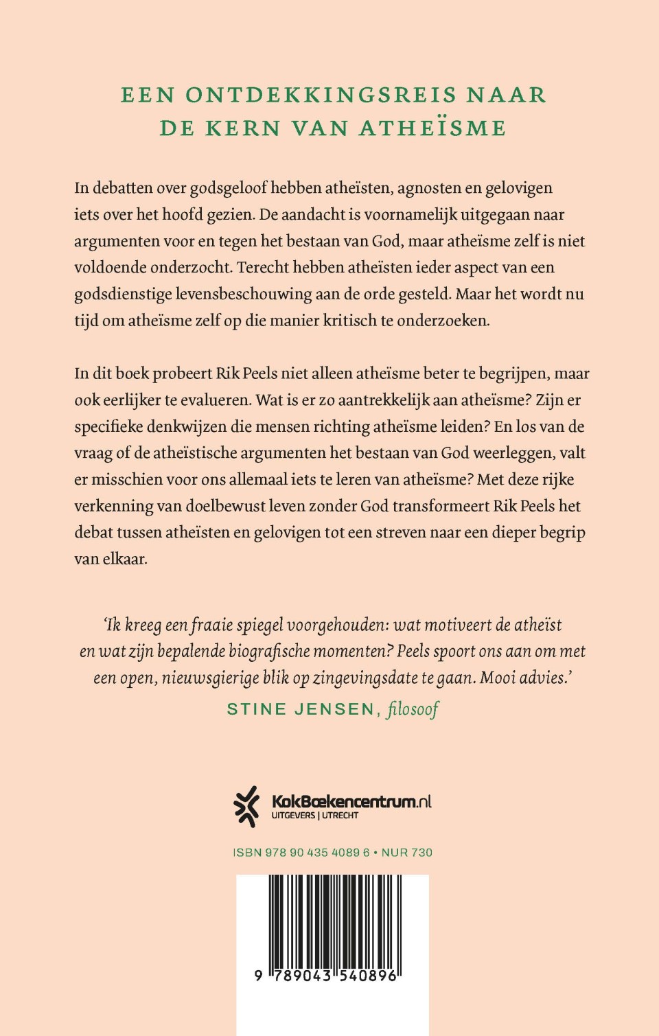 Leven zonder Godbackcover
