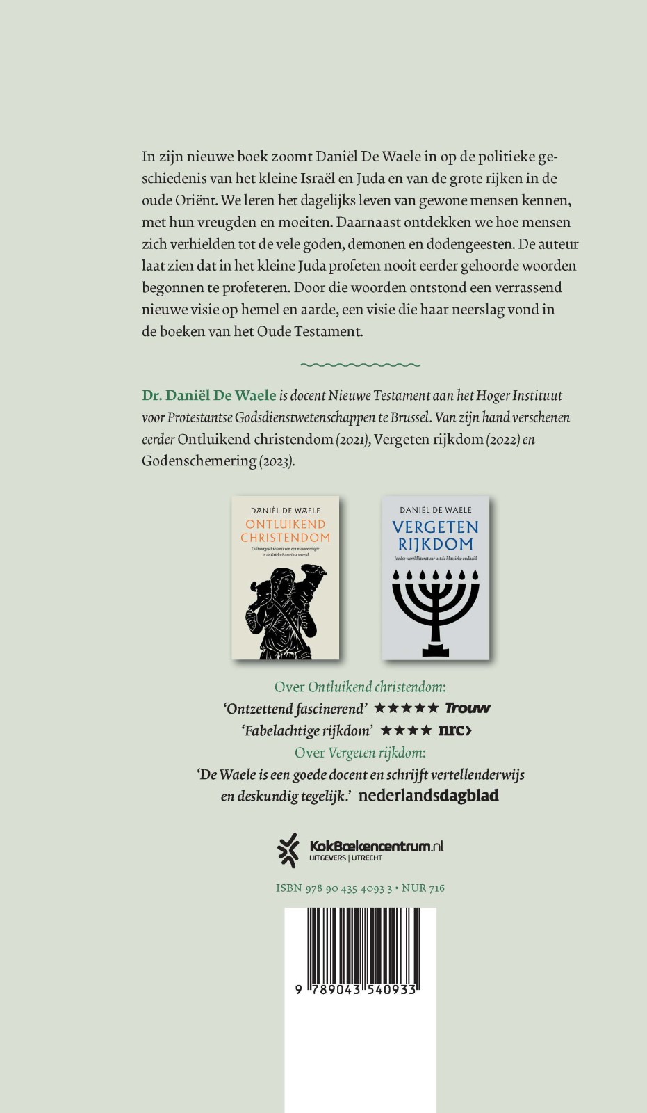 Ontwakend jodendombackcover