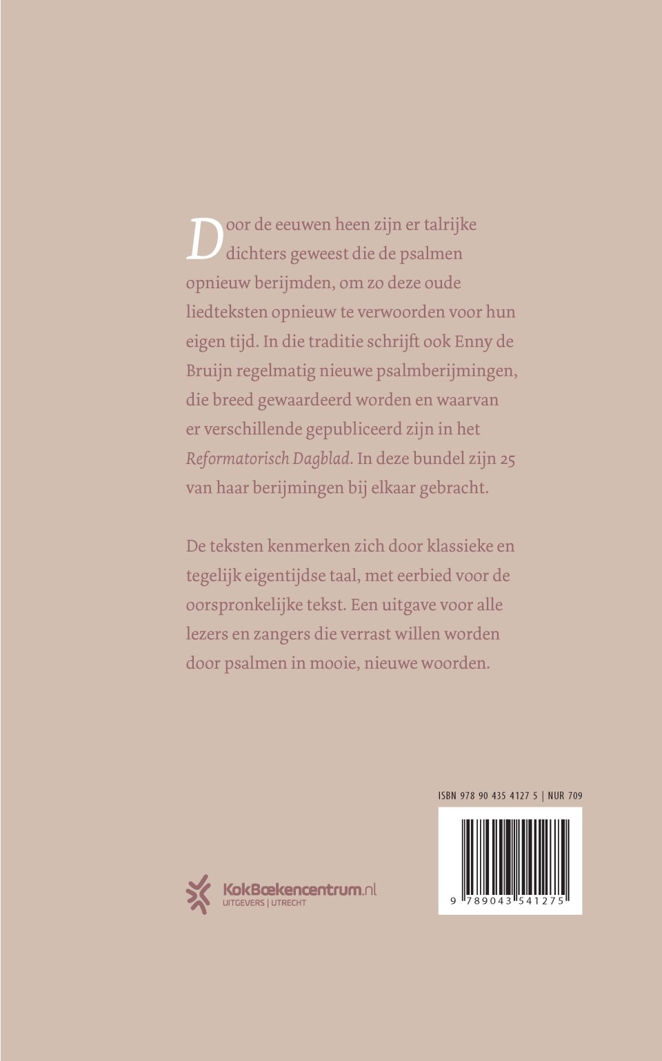 Nieuw berijmdbackcover