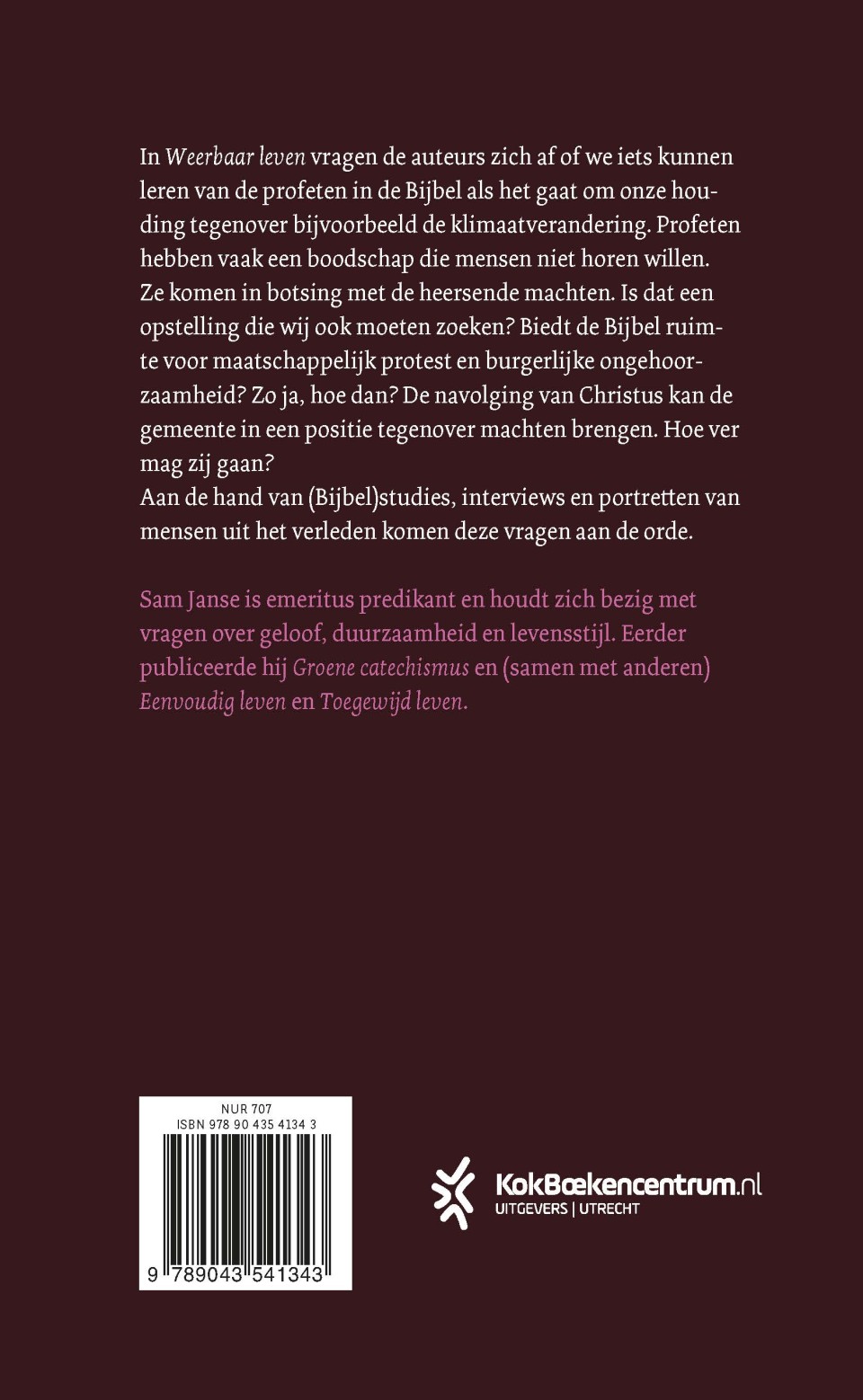 Weerbaar levenbackcover