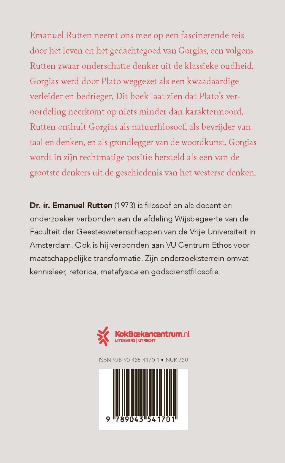 Slaaf van niets en niemandbackcover
