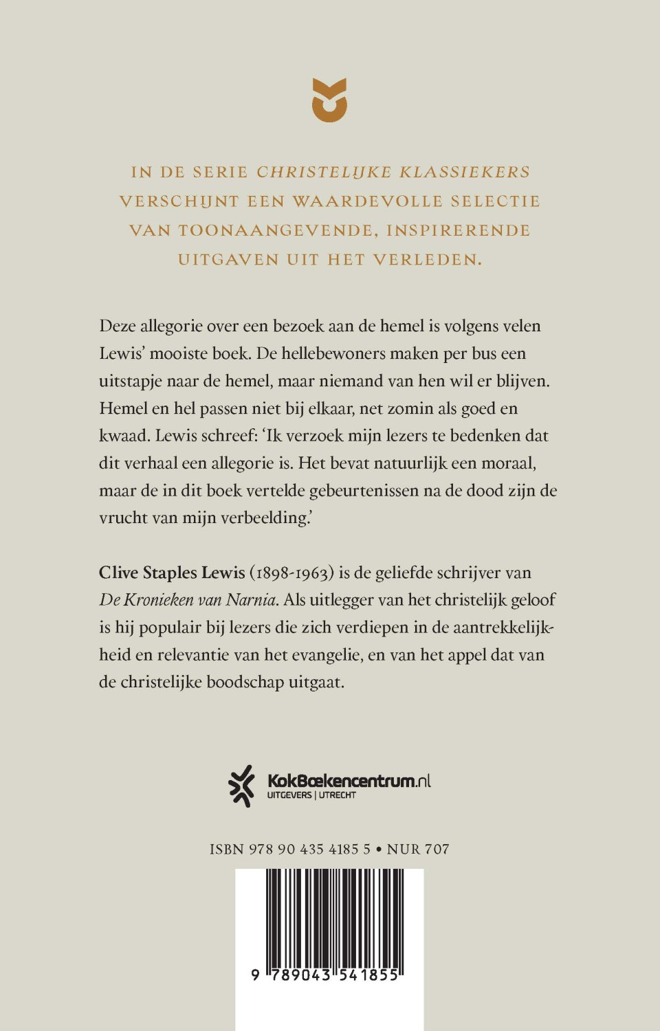 De grote scheidingbackcover