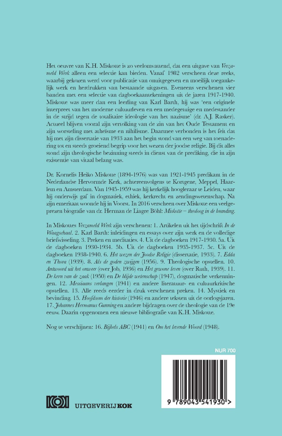 Johannes Hermanus Gunningbackcover
