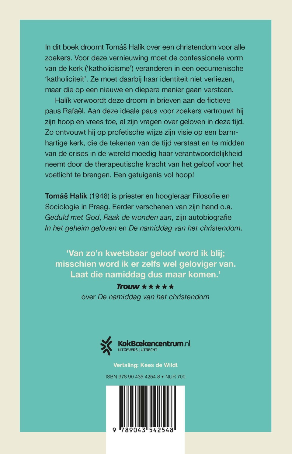 Dromen van een nieuwe morgenbackcover