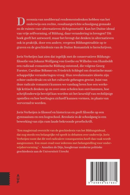 Revolutie in de schoolgangbackcover