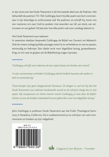 Psalmen voor iedereenbackcover