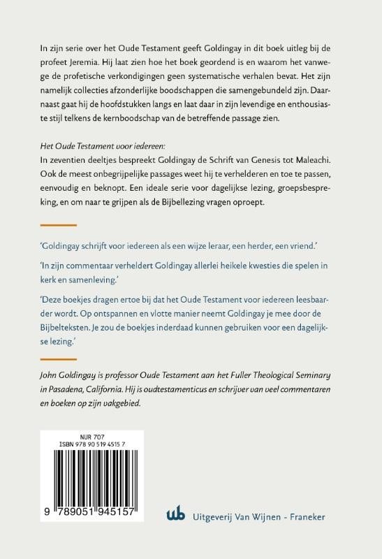 Jeremia voor iedereenbackcover