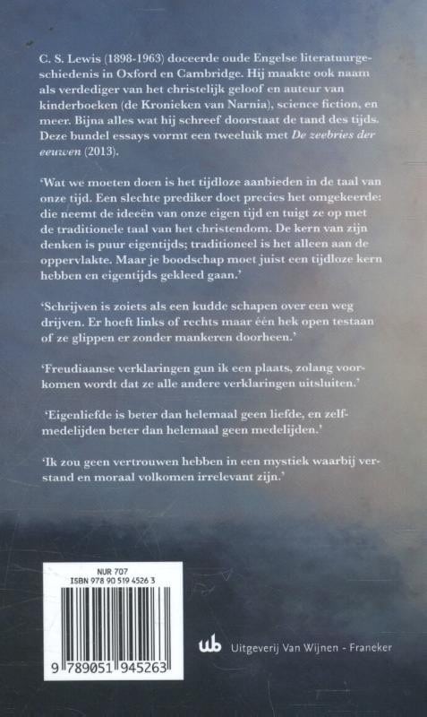 De tijdloze kernbackcover