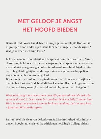 Wees niet bangbackcover