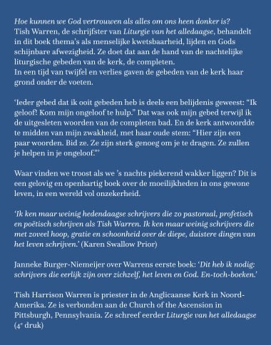 Bidden in de nachtbackcover