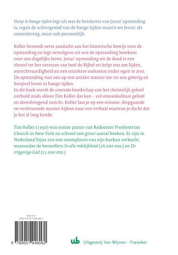 Hoop in bange tijdenbackcover