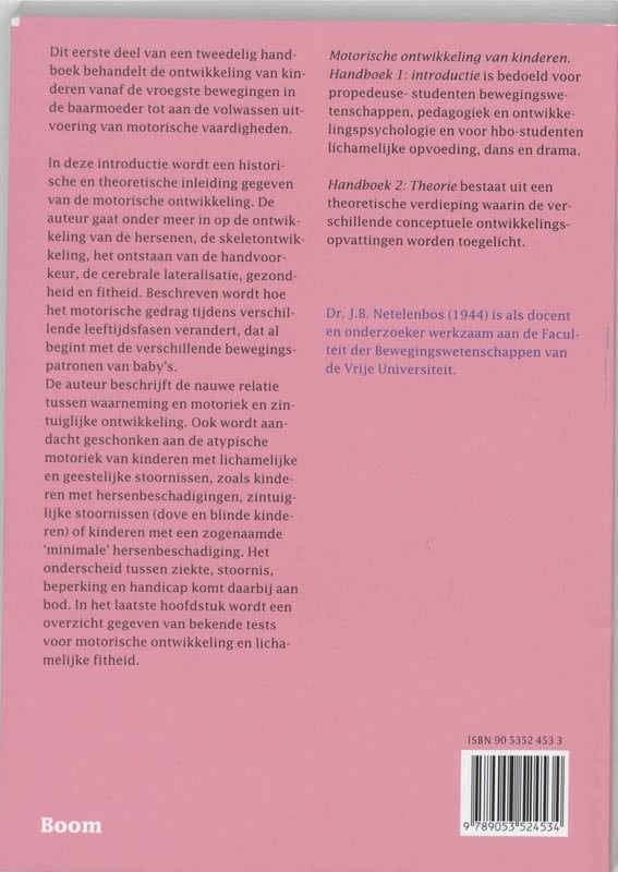 Motorische ontwikkeling van kinderenbackcover