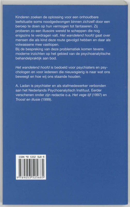 Het wandelend hoofdbackcover