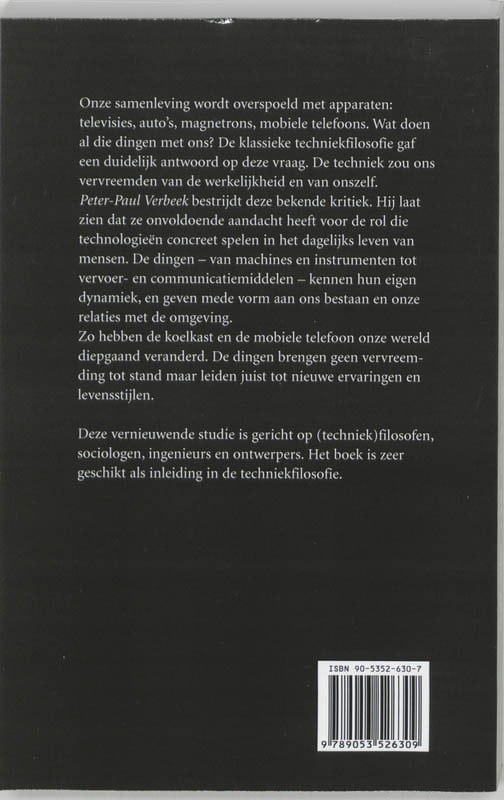 De daadkracht der dingenbackcover