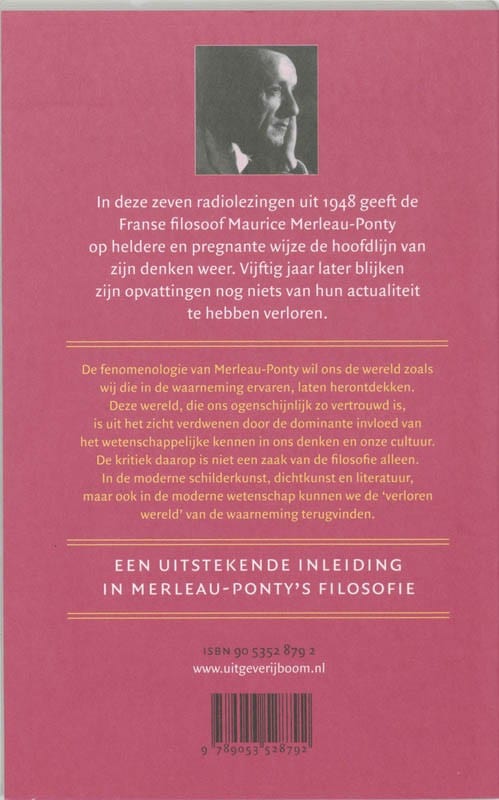 De wereld waarnemenbackcover