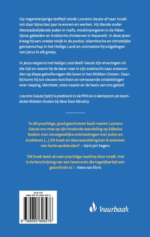 Jezus volgen in het Heilige Landbackcover