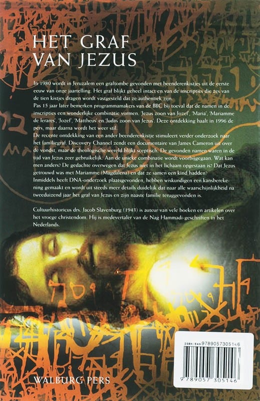 Het graf van Jezusbackcover