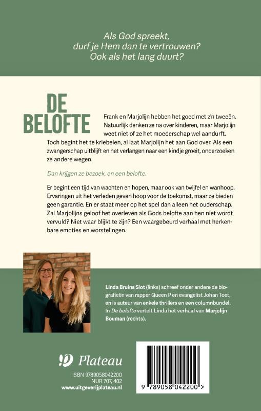 De beloftebackcover