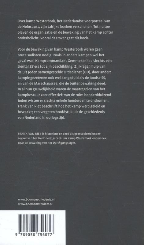De bewakers van Westerborkbackcover