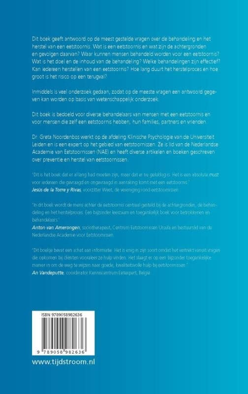 Een eetstoornis overwinnen, kan dat?backcover