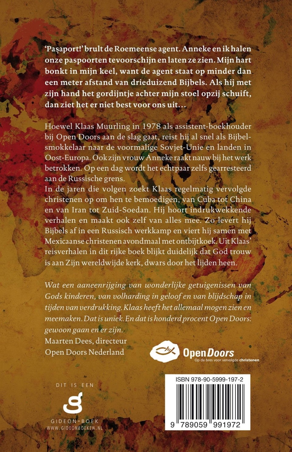 Avondmaal met ontbijtkoekbackcover