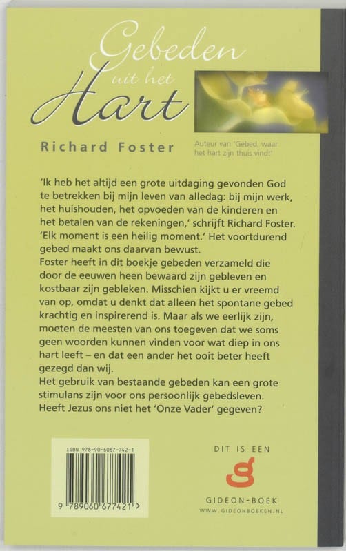 Gebeden uit het hartbackcover