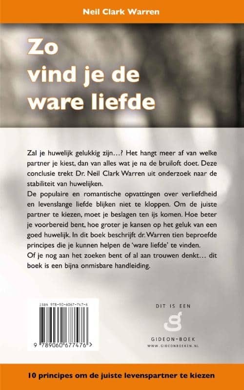 Zo vind je de ware liefdebackcover