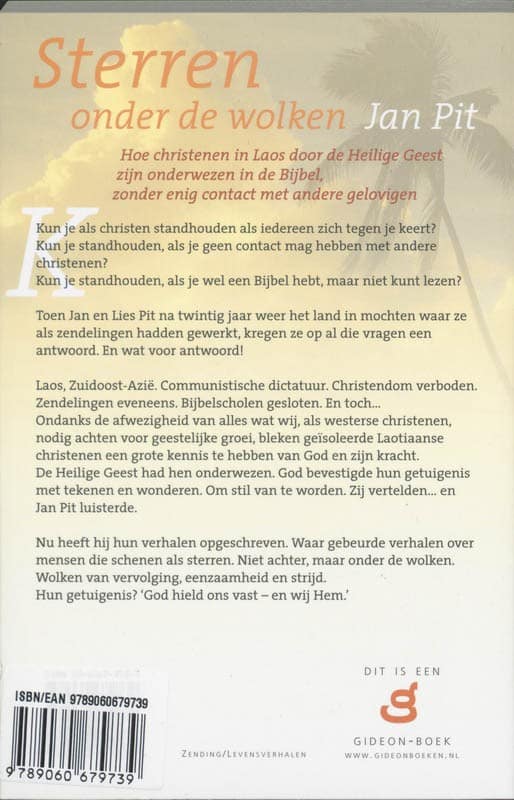 Sterren onder de wolkenbackcover