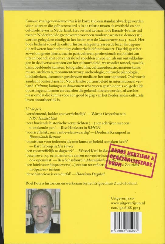 Cultuur, koningen en democratenbackcover