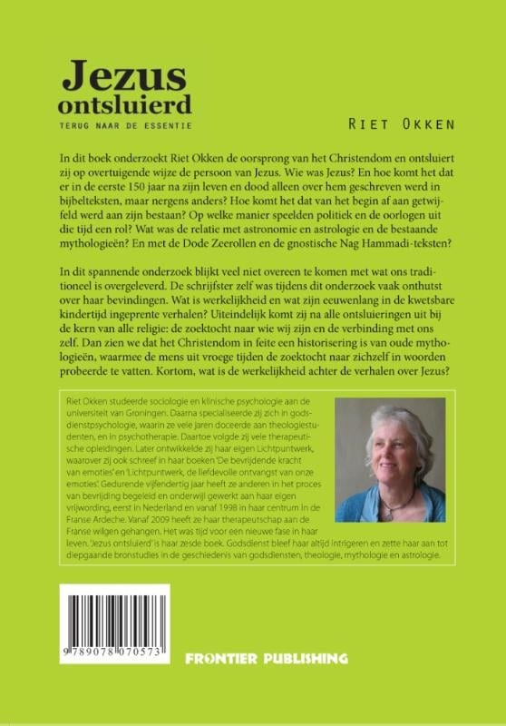 Jezus ontsluierdbackcover