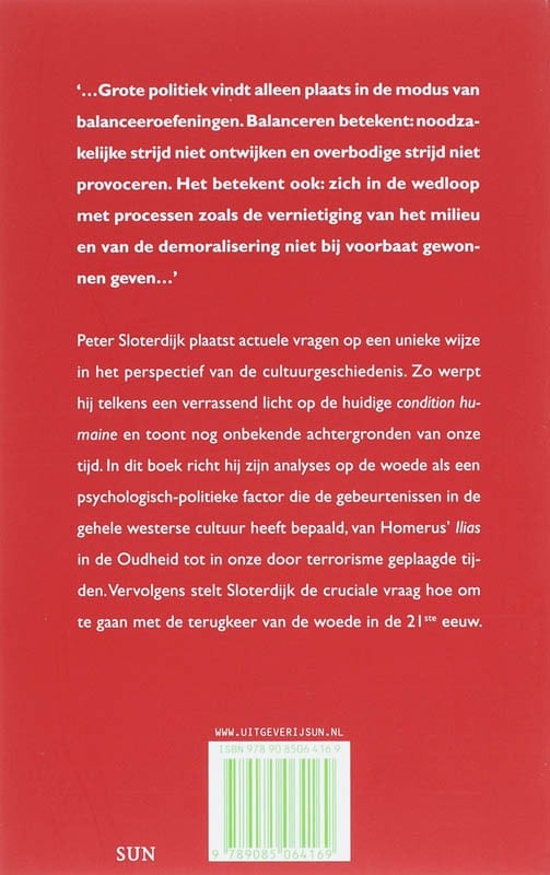 Woede en tijdbackcover