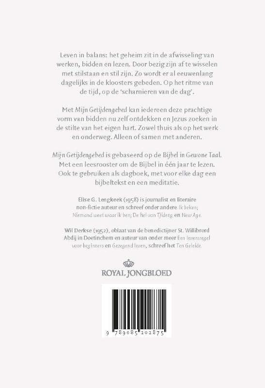 Mijn getijdengebedbackcover