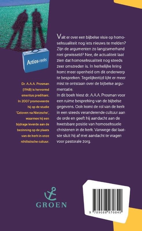 Homoseksualiteit tussen Bijbel en actualiteitbackcover