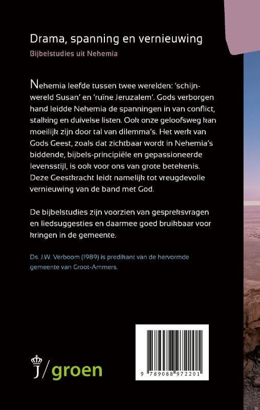 Drama, spanning en vernieuwingbackcover
