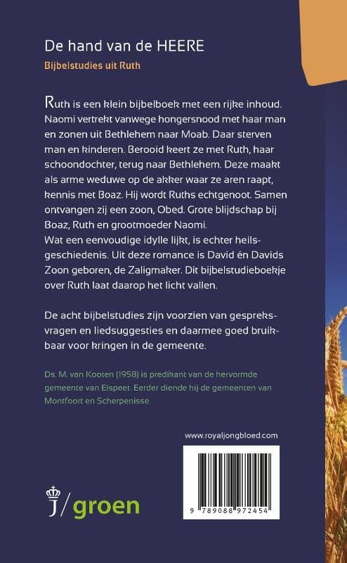 De hand van de Heerebackcover