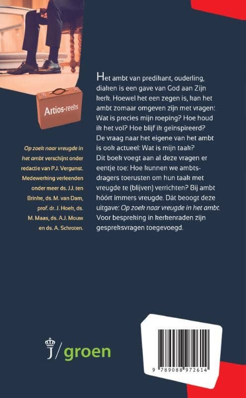 Op zoek naar vreugde in het ambtbackcover