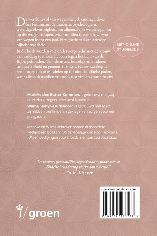 Vrouw vandaagbackcover