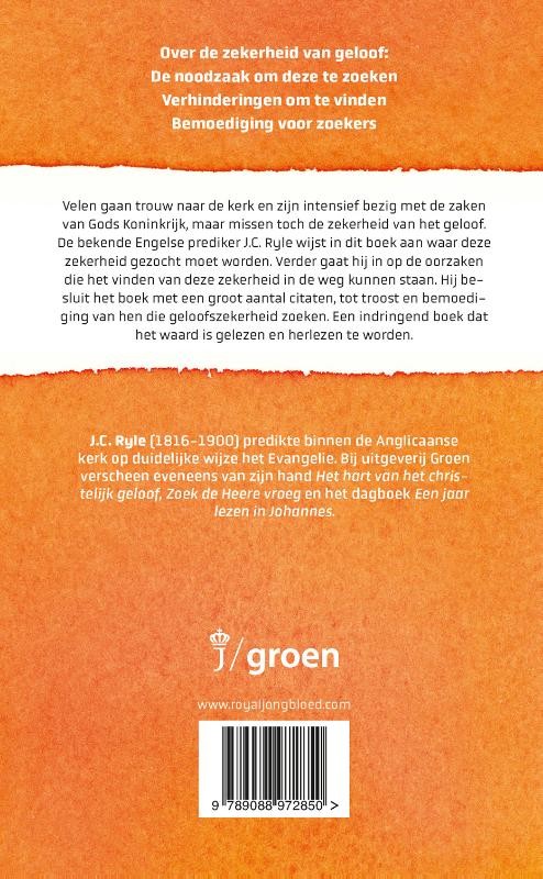Heb je zekerheid?backcover