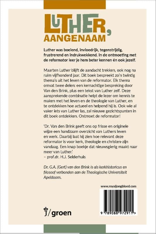 Luther, aangenaambackcover