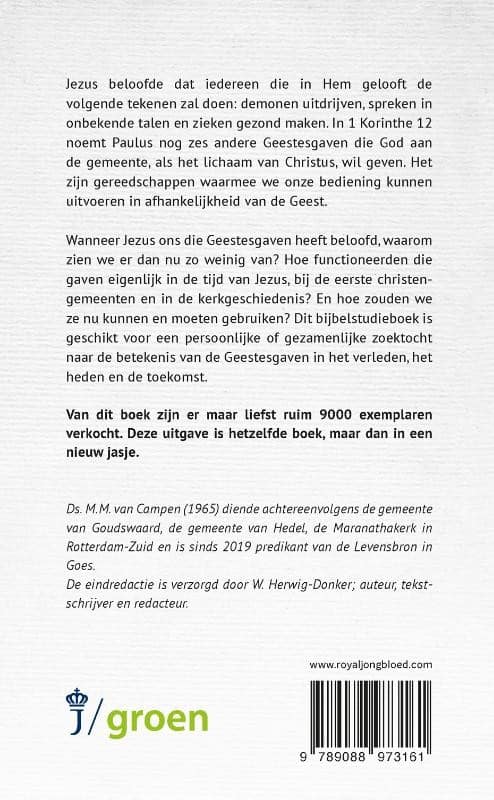 De gereedschapskist van de Heilige Geestbackcover