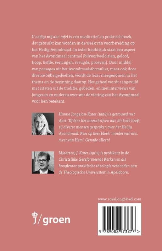 U nodigt mij aan tafelbackcover