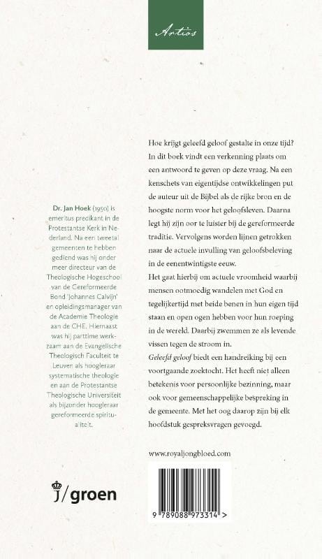 Geleefd geloofbackcover