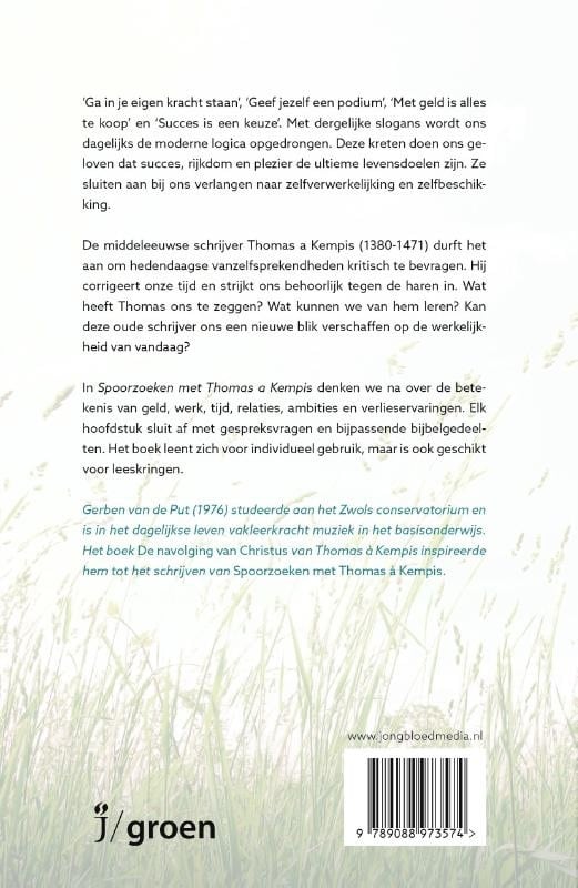 Spoorzoeken met Thomas a Kempisbackcover