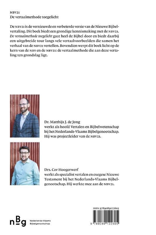 NBV21 &#8211; De vertaalmethode toegelichtbackcover