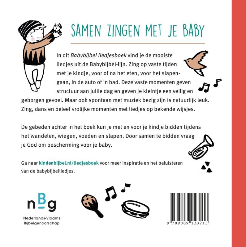 Babybijbel Liedjesboekbackcover