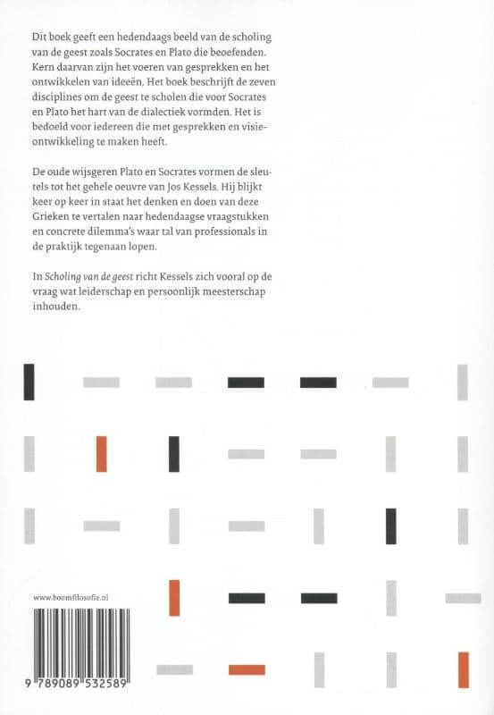 Scholing van de geestbackcover